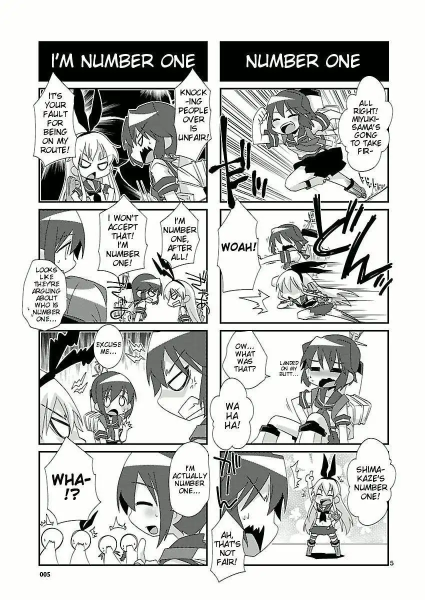 Kantai Collection - Kankore - 4-koma Comic - Fubuki, Ganbarimasu! Chapter 1 5